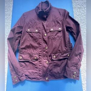 Women's  JCrew  Field Jacket - Burgundy - Size M